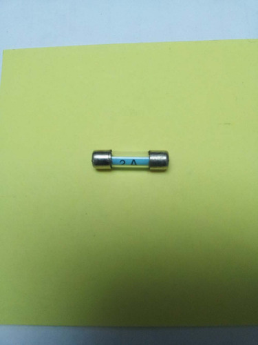 Fusible De Vidrio 2 Amperios 13996
