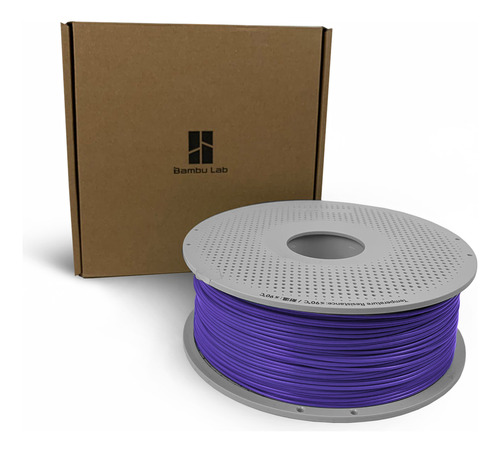 Filamento Pla 3d Bambulab 1kg 1,75mm C/ Carretel Cor Roxo