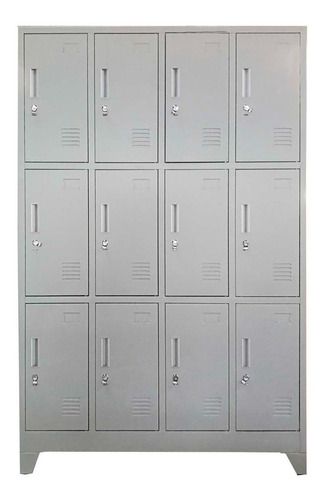 Locker 12 Casilleros 4 Cuerpos 