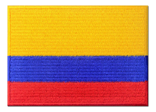 Parche Bordado De La Bandera De Colombia Para Planchar Y Cos