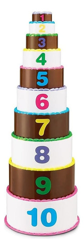 Learning Resources Stack And Count Layer Cake - 10 Piezas, E