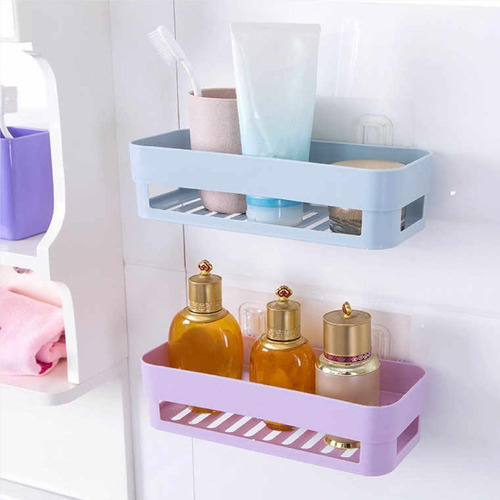 3 Porta Shampoo Sabonete Suporte De Parede Banheiro Cozinha