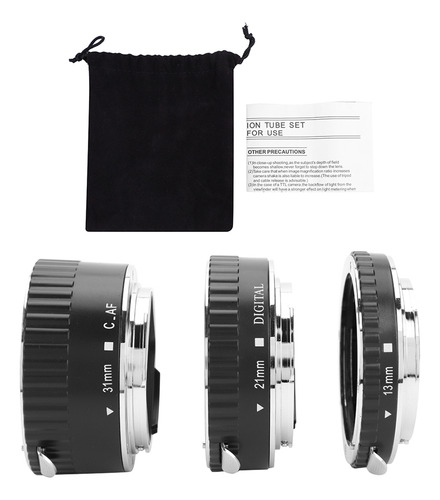 Adaptador De Lente Para Conjunto De Tubos De Extensão Macro