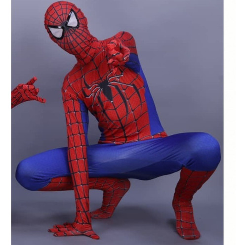 Disfraz Hombre Araña Traje Spiderman Peter Parker Halloween