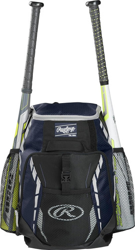 Rawlings Mochila Para Equipo De Béisbol Softbol R400 Azul