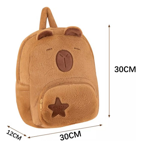 Mochila De Capibara De Felpa Kawaii A La Moda, El Mejor Regalo