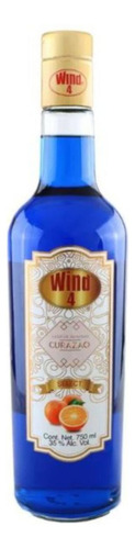 Pack De 2 Licor Wind 4 Azul Curazao Naranja 750 Ml