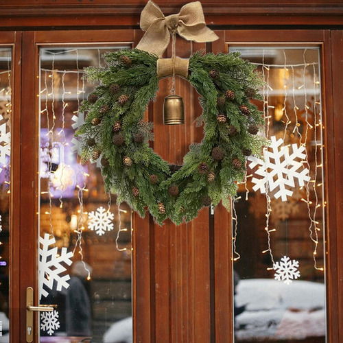 . Corona De Puerta Delantera Corona De Campanas De Navidad