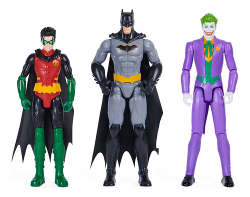 Dc Comics, Batman And Robin Vs. The Joker, Figuras De Accin