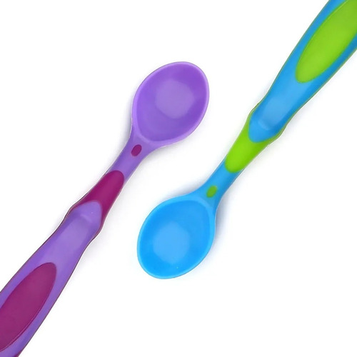 Imagen 5 de 6 de Practi Cucharas De Colores 6 Unidades Con Mango Extra Largo
