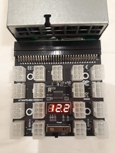 Imagem 7 de 10 de Kit 17 Cabos E Placa De Fuga Breakout Para Fontes Hp 1200w