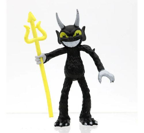 6 Bonecos Do Cuphead Cabeça De Copo 9 A 11cm Pronta Entrega