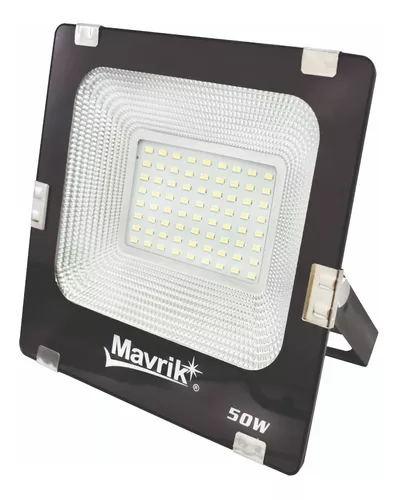 Reflector Led Smd Ultradelgado W Luz C Lida Y Blanca Ip Color De La