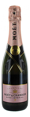 Pack De 4 Champagne Moet Chandon Brut Imperial Rose 375 Ml