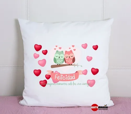 Almohadas para enamorados hot sale