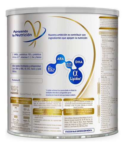 Formula Continuación Good Start 2 De 6 A 12 Meses Lata1.5 Kg Sin Sabor