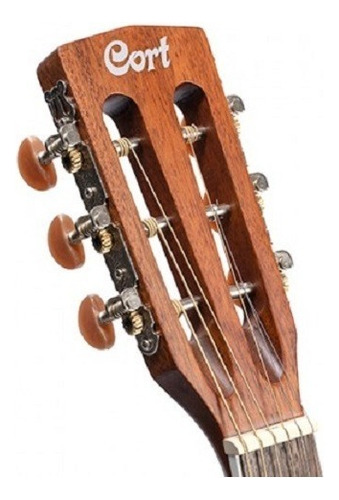 Guitarra Cort Af590mf Bop Electroacustica Fishman - Palermo Color Caoba Orientación De La Mano Diestro