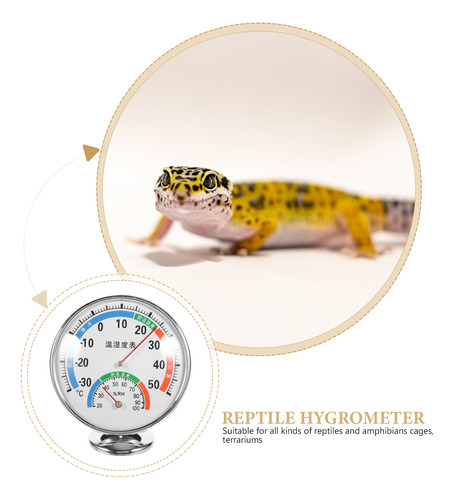 Termômetro De Temperatura De Répteis, Medidor De Higrômetro