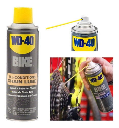 Lubricante De Cadena Wd-40 Bike - Aerosol - Seco Humedo 