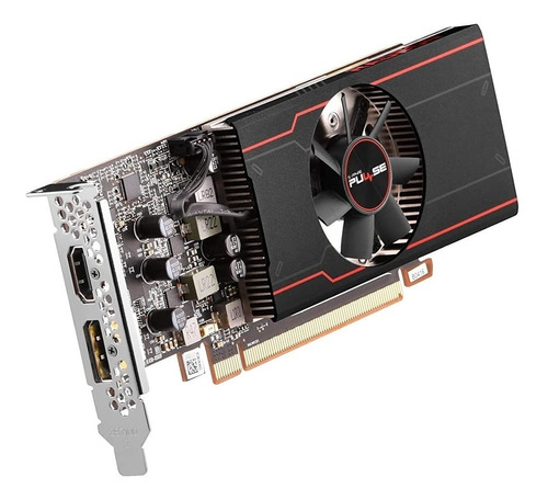 Imagen 1 de 5 de Placa de video AMD Sapphire  Pulse Radeon RX 6400 Series RX 6400 11315-01-20G 4GB