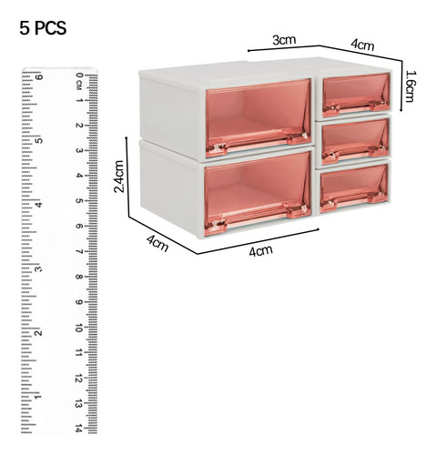 2 :12 Caja De Almacenamiento En Miniatura Casa De Blanco Y