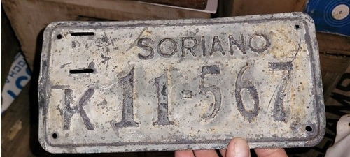 Matricula Soriano De Carro  11.567 Con