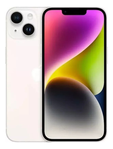 Apple iPhone 14 128gb Starlight Bandeja Sim Fisico Caja Original (open Box) (Reacondicionado)