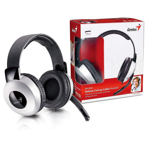 Auriculares Gamer Micrófono Genius Hs-05a Pc Chat Skype Febo