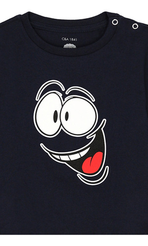 Playera Manga Larga Con Estampado De Bebé Niño C& A (300