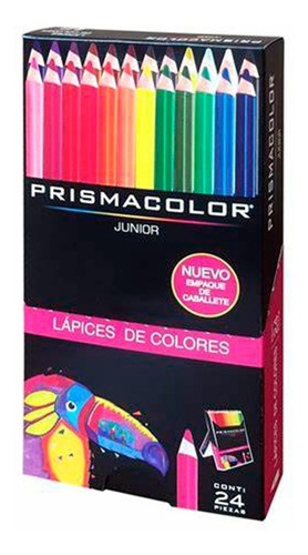 Lapiz De Colores Prismacolor 24 Pzs Largos Y Redondos