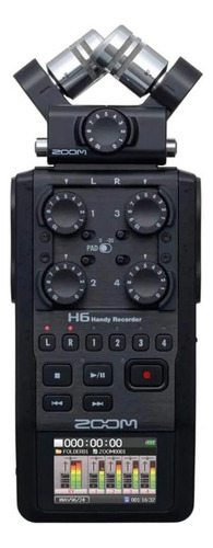 Gravador Digital Portátil Zoom H6 Handy Recorder Black