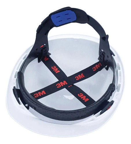 Casco de seguridad H700 de 3 m, fácil ajuste, Yugular Epi Ca, color blanco