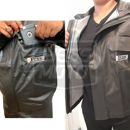 Somente Jaqueta De Capa De Chuva Impermeável Moto Motoqueiro
