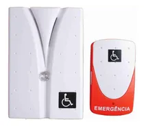 Comprar Alarme Audiovisual Sem Fio A Pilha Para Banheiro Pne \u002F Pcd