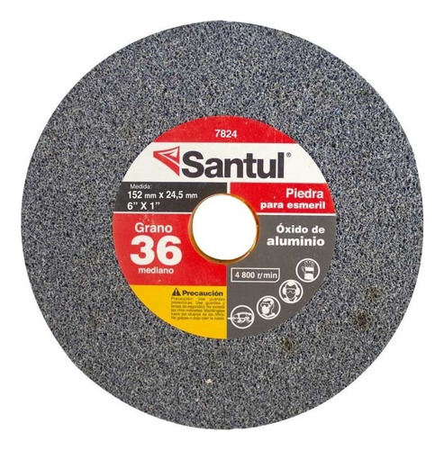 Piedra Para Esmeril Santul 25,4mm Oxido De Aluminio Mediano