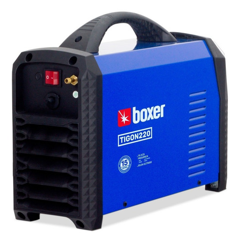 Máquina de solda inverter Boxer Tigon 220 azul 220V