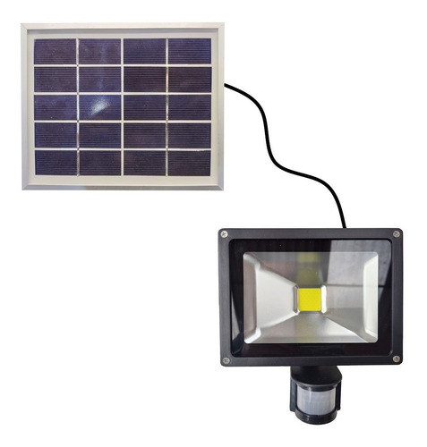 Foco Solar Led Con Panel Separado, Ip67 