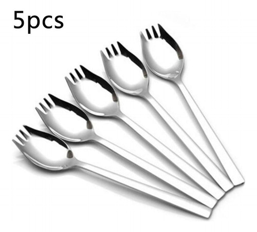 Cuchara Para Vajilla De Camping Spork Spoons, 5 Unidades