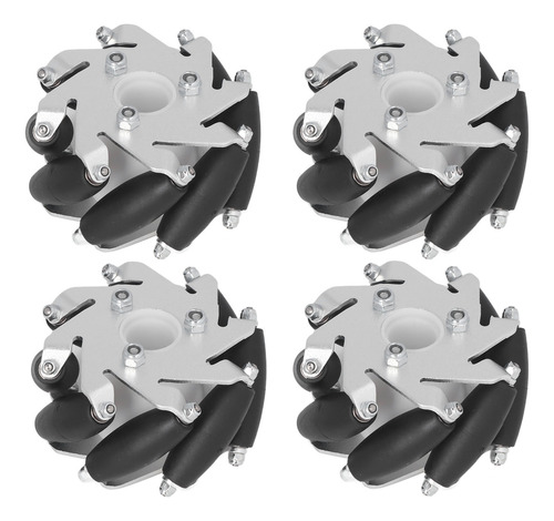 Robot Rc Inteligente De Aluminio Con Rueda Omnidireccional D