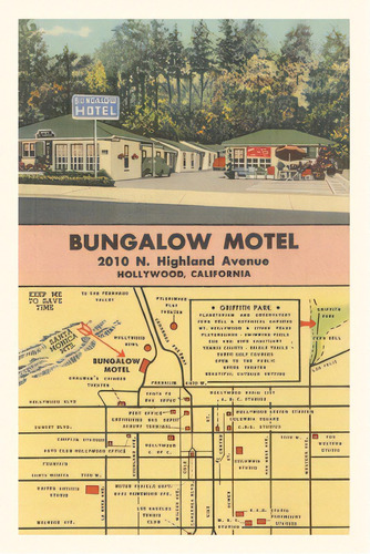 Vintage Journal Bungalow Motel, Hollywood, De Found Image Press. Editorial Found Image Pr, Tapa Blanda En Inglés