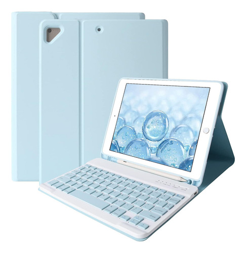 Funda Para iPad 9.7 2018 Con Teclado Para iPad Bluetooth