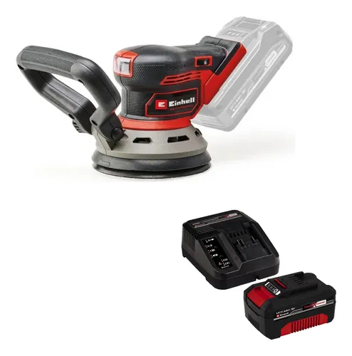 Lijadora Rotorbital + Cargador Y Batería 4.0ah 18v Einhell