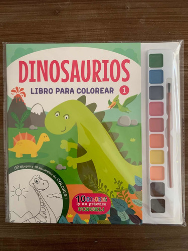 Libro Para Colorear Con Acuarelas