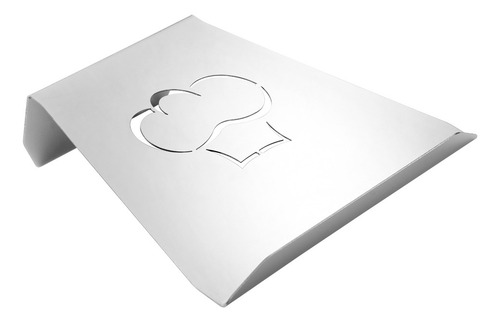 Suporte Porta Tablete/livro Receita Mesa Inox Polido- Chapéu