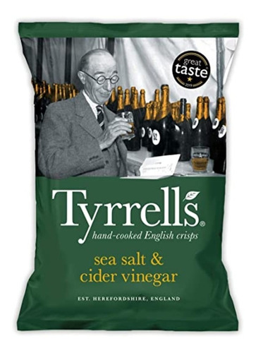 Batata Chips Vinagre Tyrrells 150g