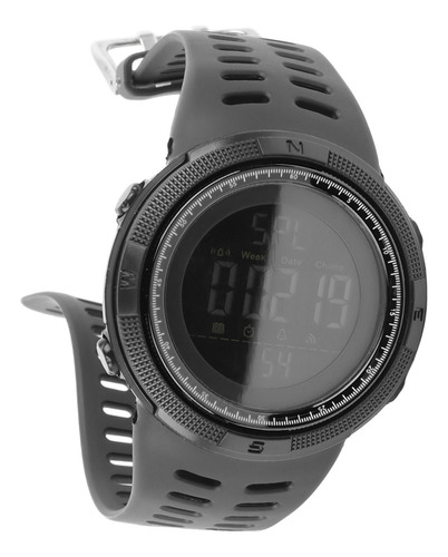 Men Digital Watch Impermeable Pantalla Transparente Fecha De