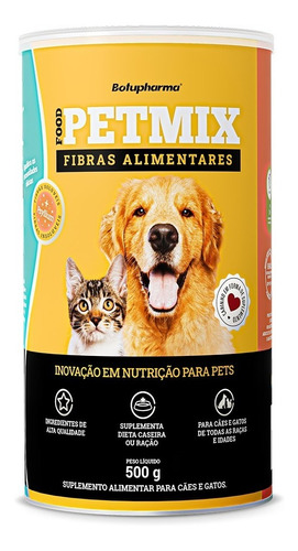 Food Pet Mix Fibras Alimentares 500g - Botupharma