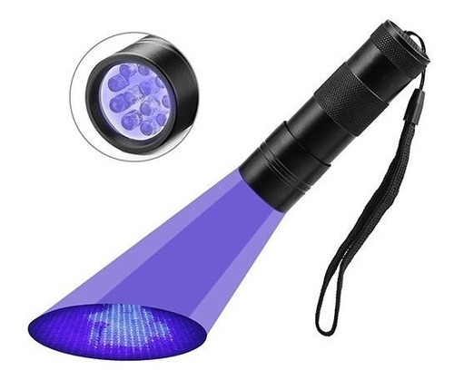 Linterna Ultravioleta Uv 12 Leds Deteccion Billetes Falsos