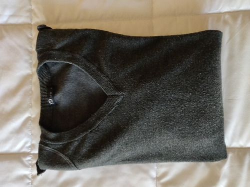 Sweater Finito Gris Oscuro Al Cuerpo Talle Xs/s, Divino