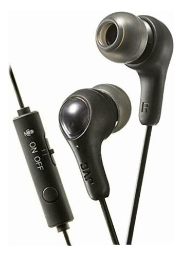 Jvc Hafx7ga Auriculares In-ear Con Micrófono, Mando A Color Negro